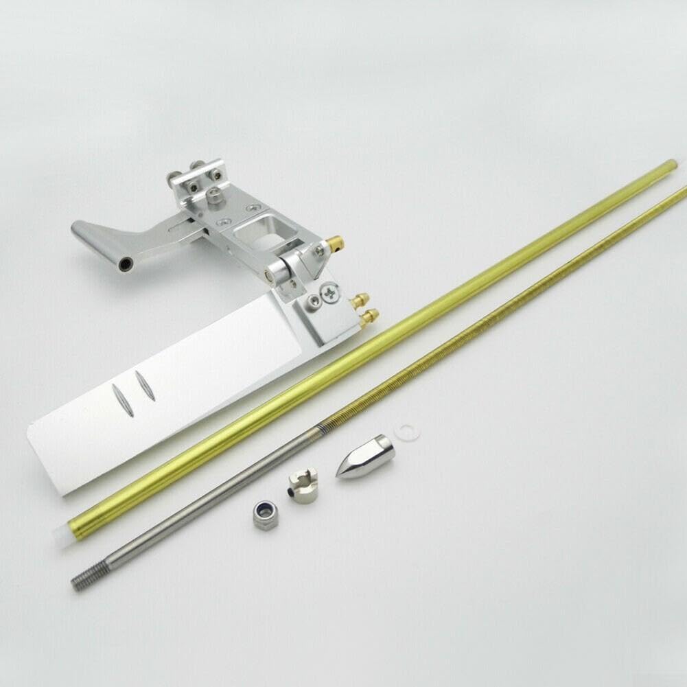 Kit de timón ajustable de 350 mm, eje teledirigido (para hélice de mano