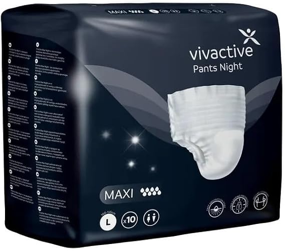 Vivactive Pants Night Maxi Large (2300ml) 10 Pack