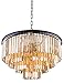17-Light Pendent Lamp in Mocha Brown Finish