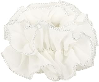 ポップカラーシフォンシュシュ【hairaccessory ルピス】/ホワイト