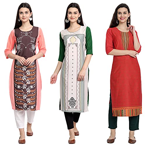 Image of Women's Crepe Straight Kurta