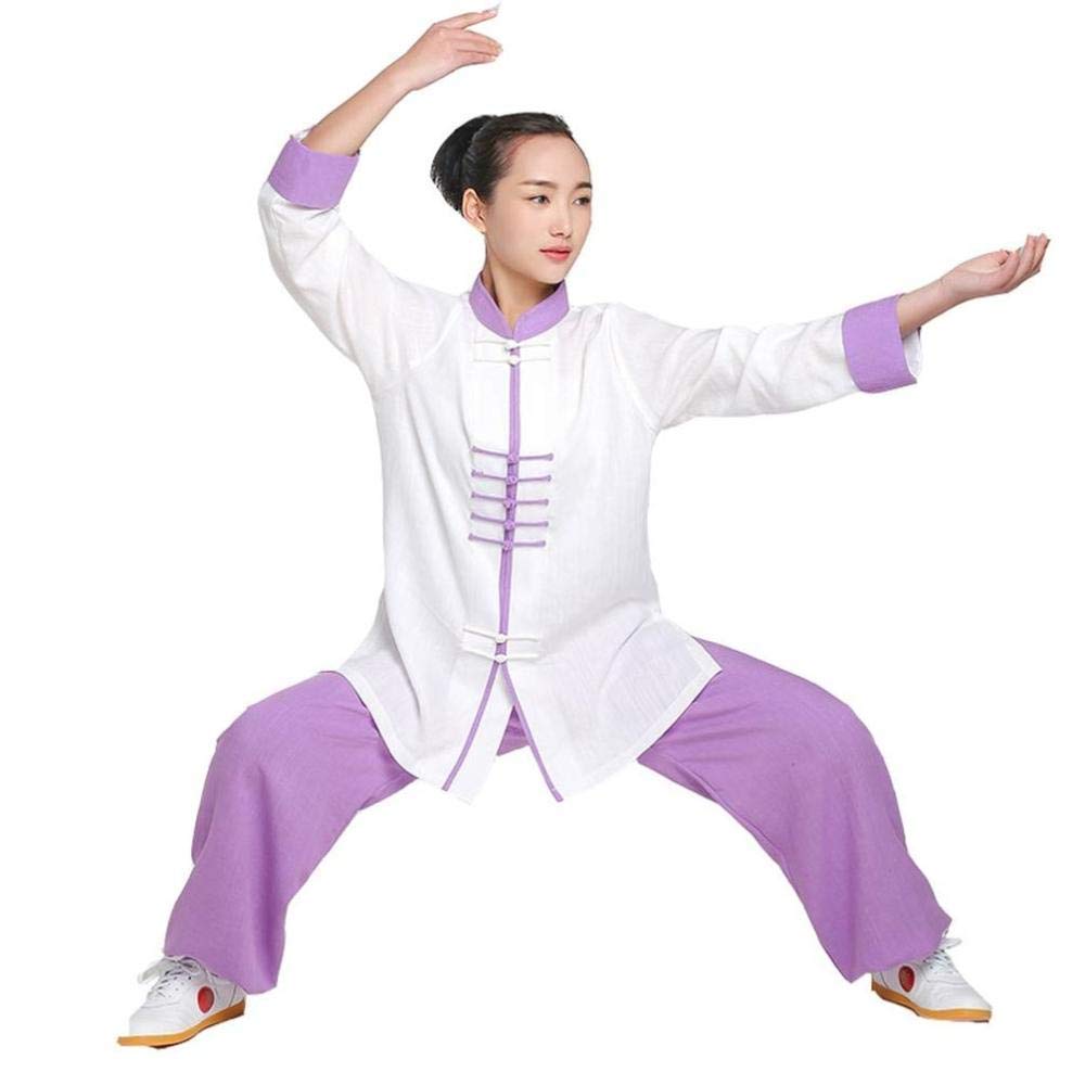 Vêtements de Tai Chi en lin traditionnel chinois pour méditation zen