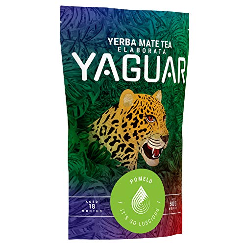 Mate Tee Yaguar Pomelo 500g Mate Tee mit Pampelmuse Früchten Brasilianischer Mate Tee Mate Tee Gluten-frei Vegan