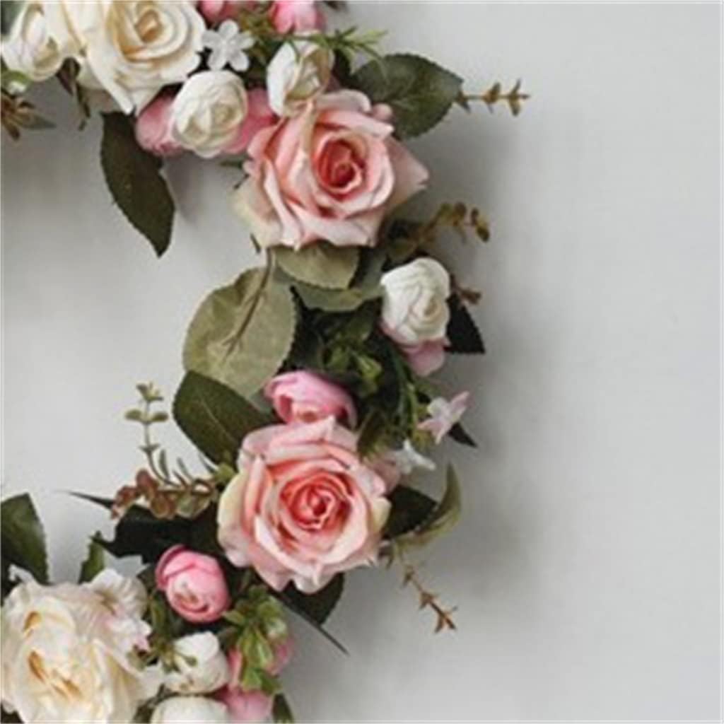 Rose Simulation Hanging Lintel Flower Bedroom Door Decoration Wreath