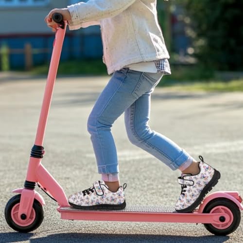 Girls Cute Sneakers Hook and Loop Closure One Strap Unisex Child Non Slip Lightweight Shoes for Outdoor3