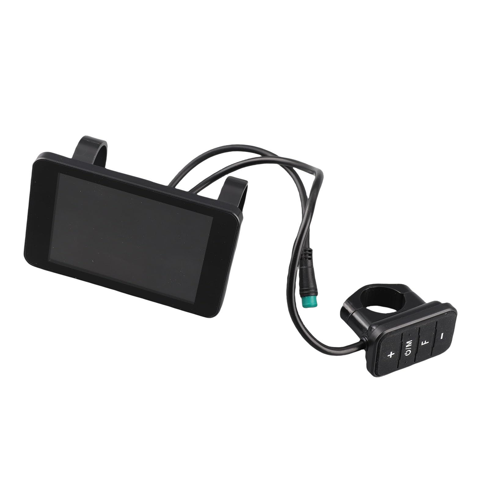 Jazda na Rowerze Elektrycznym Kolorowy Panel Wyświetlacza LCD do 24 V-72 V Wodoodporny Elektryczny Licznik Rowerowy Zamiennik dla Entuzjastów Spędzania Czasu na świeżym Powietrzu Materiał: ABS