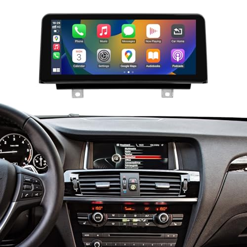 NINETOM 10.25C` ^b`XN[ CX CarPlay AndroidI[g}`fBAJ[WIV[o[ NBTVXeBMW X3 X4V[Y F25 / F26 (2013-2016) ɑΉ