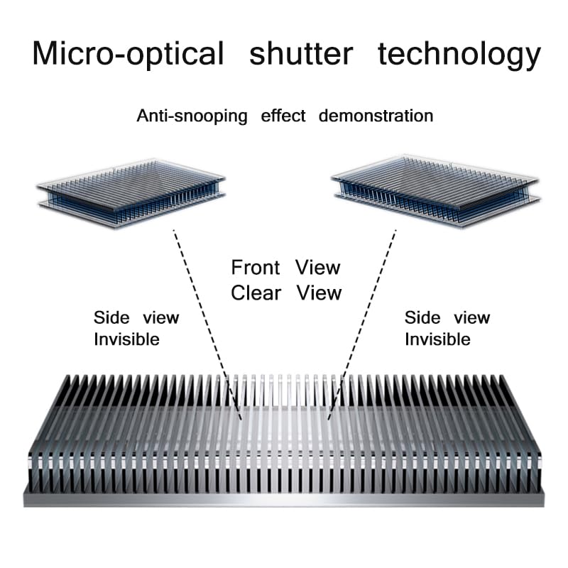 TBLOTYD Screen Protector, Hanging Computer Screen Privacy Fliter, Anti Blue Light Glare Eye Protection Shield, Anti Spy Privacy Screen Protector Film,