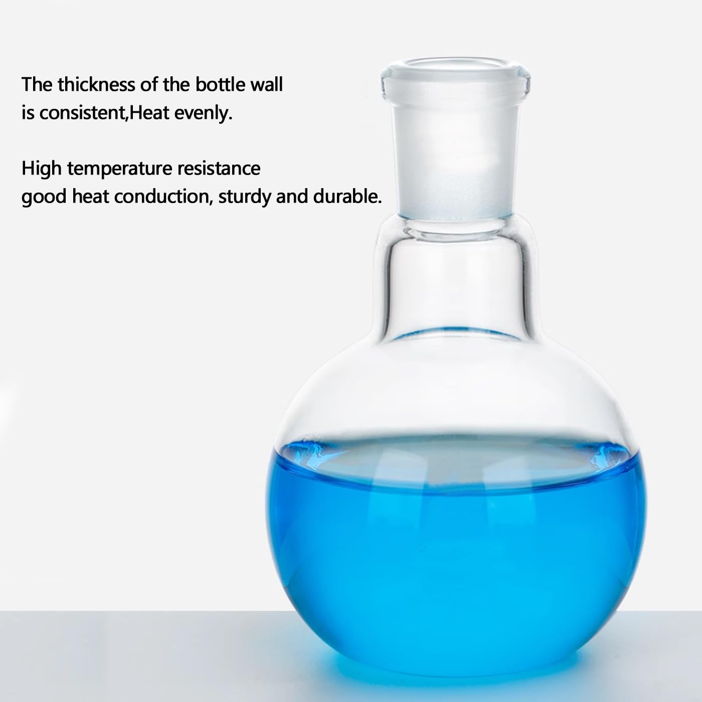 Unité d'extraction Soxhlet en verre borosilicaté kit de verrerie de laboratoire Soxhlet extractor avec condenseur et flacon à fond plat pour reflux à l'échelle du laboratoire (250ml)