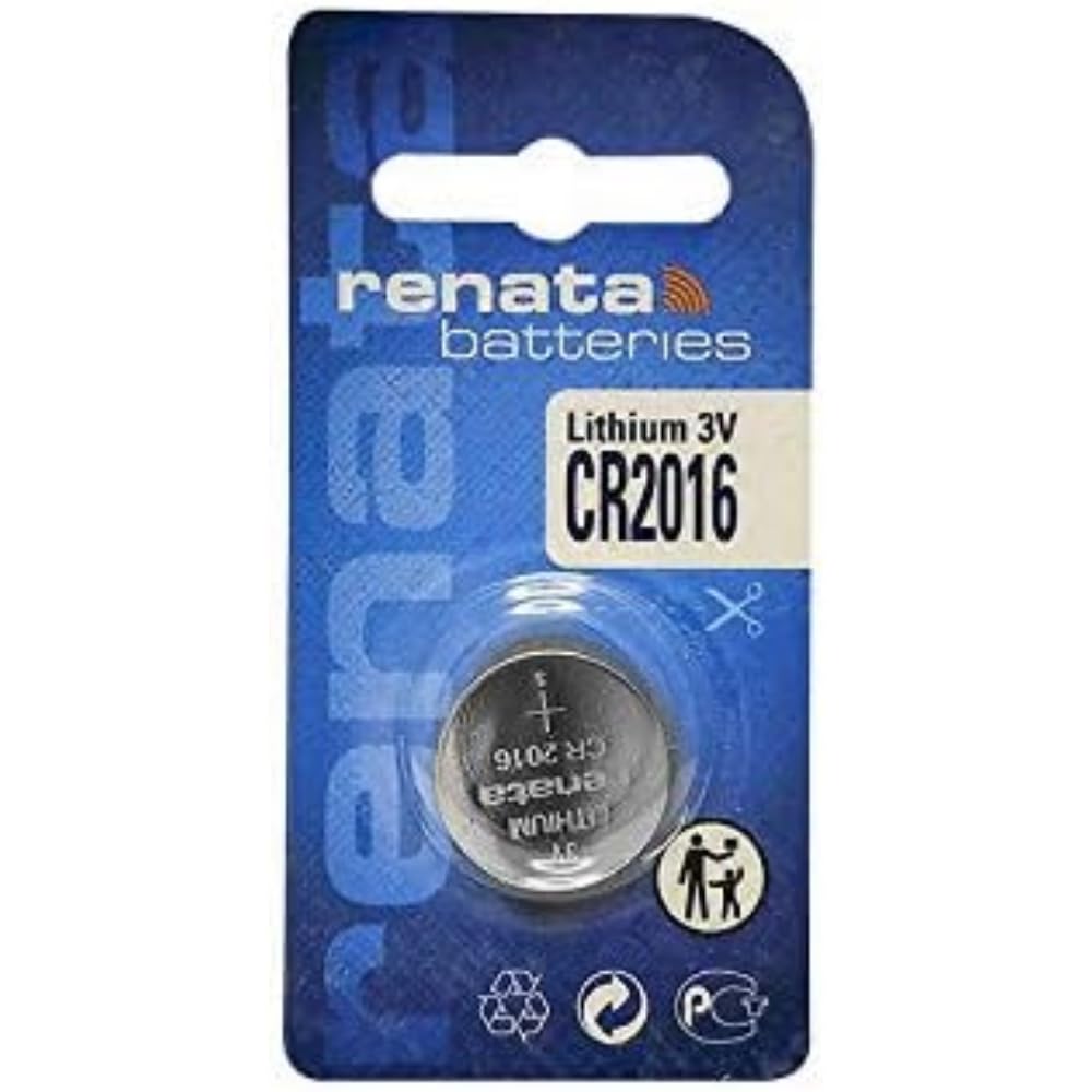 Best Price Square Renata Unisex - Adult CR 2016 Button Battery, Silver, One Size