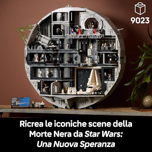 Star Wars 75419 Morte Nera - Set Interattivo UCS da Esposizione per Adulti - 36 Minifigure incl. Luke Skywalker, Han Solo e Darth Vader - Regalo da Collezione per i Fan di Una Nuova Speranza - Lego - Immagine 1