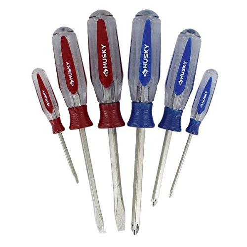 Husky 6-Piece Butyrate Handled Screwdriver Set