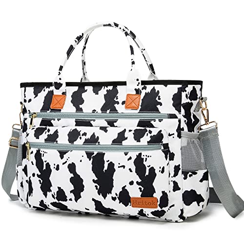 Image of Hritok Diaper Bag Tote, Multifunction Travel Bag for Baby, Messenger Purse with 15 Inch Laptop Sleeve