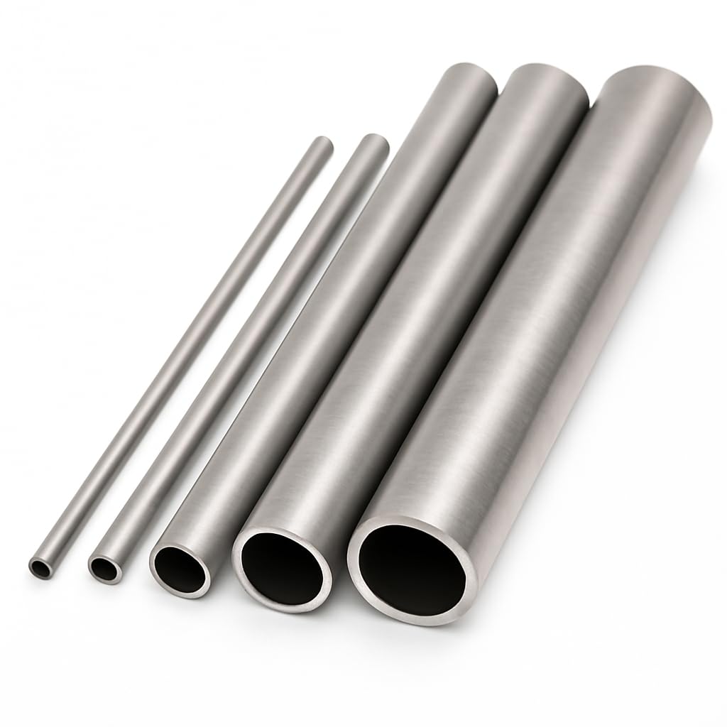 Tubo de Titánio - Metal Puro para Aplicaciones Industriales, Construcción, Mobiliario, Artesanías y Proyectos de Investigación (Φ45mmx1mmx500mm)