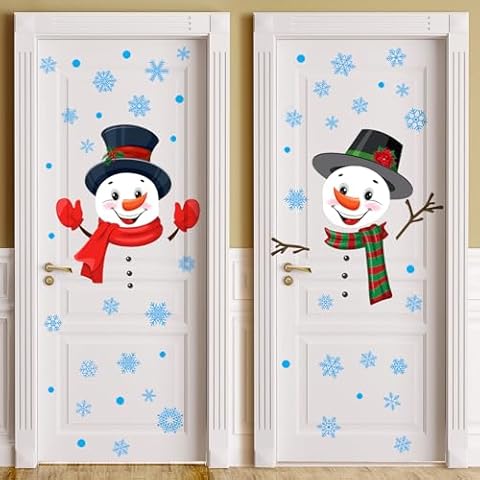 Kajaia Snowman Door Decorations Cover