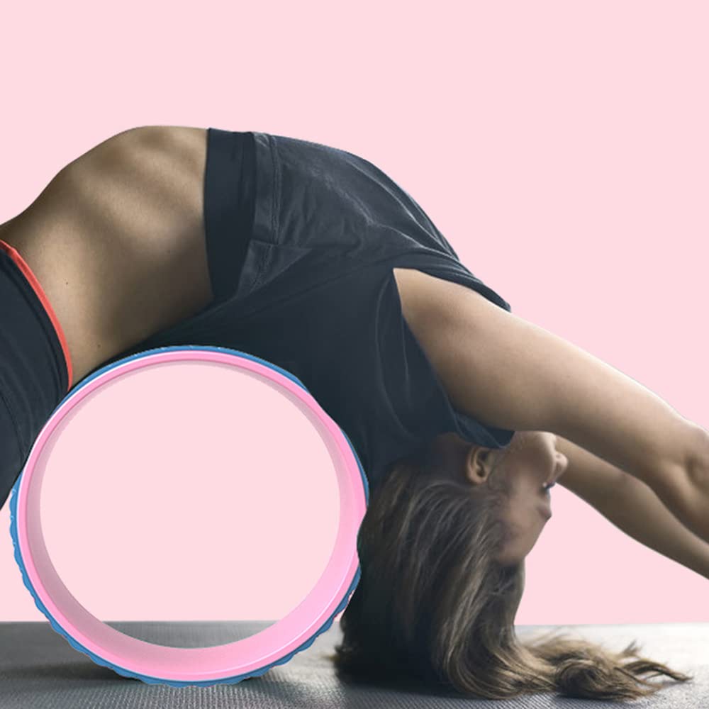 5D Ruota Yoga per Lo Stretching Ruota Yoga Anello Bend Rullo Elasticizzato Flessibilità Yoga Balance Circle Ruota Yoga Prop