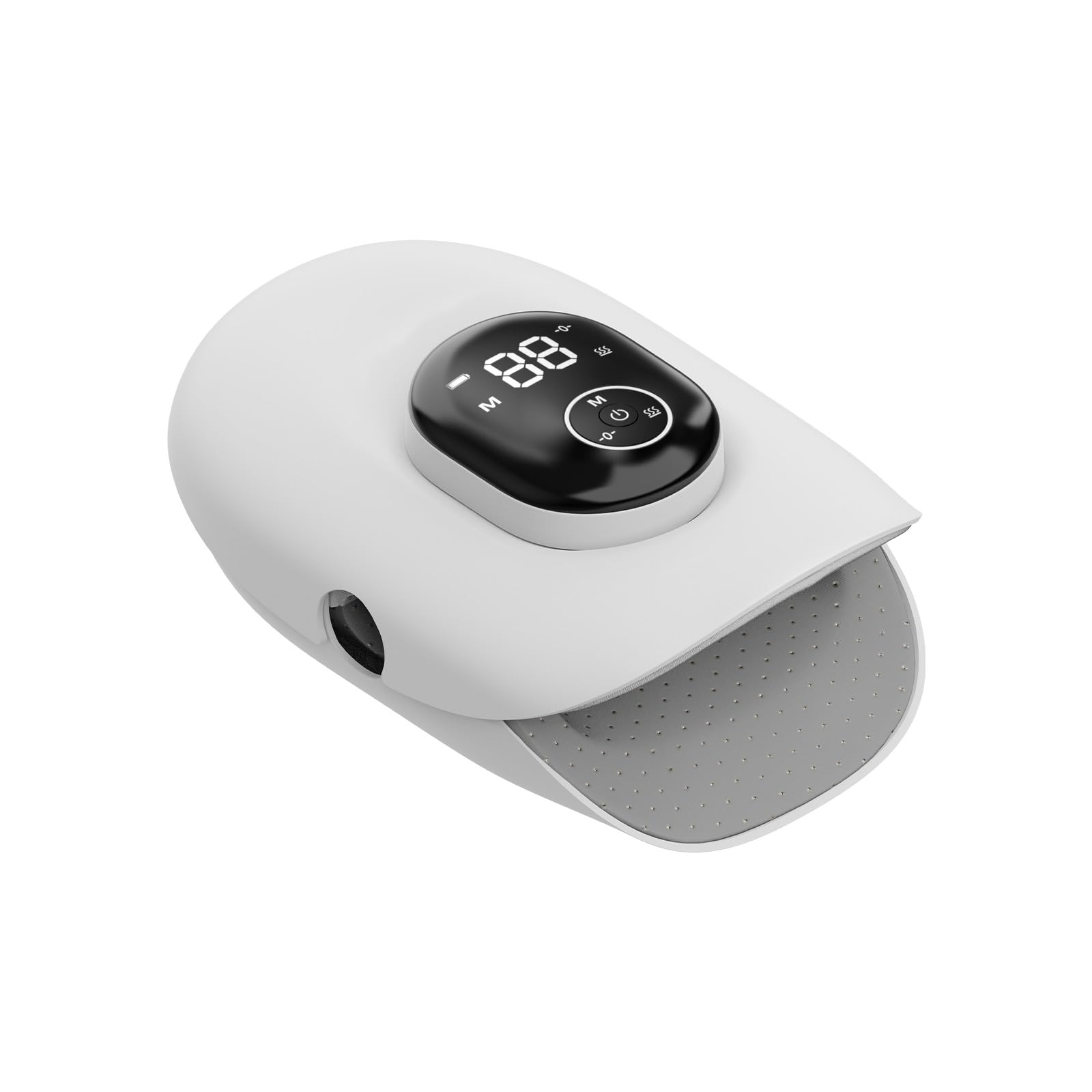 Handmassagegerät mit Wärme und Kompression von MMOBIEL – Kabelloses Smart Handmassager für Arthritis & Karpaltunnelsyndrom mit Fingerstreckung, 3 Wärmestufen & 5 Intensitäten – Geschenk für Frau/Mann
