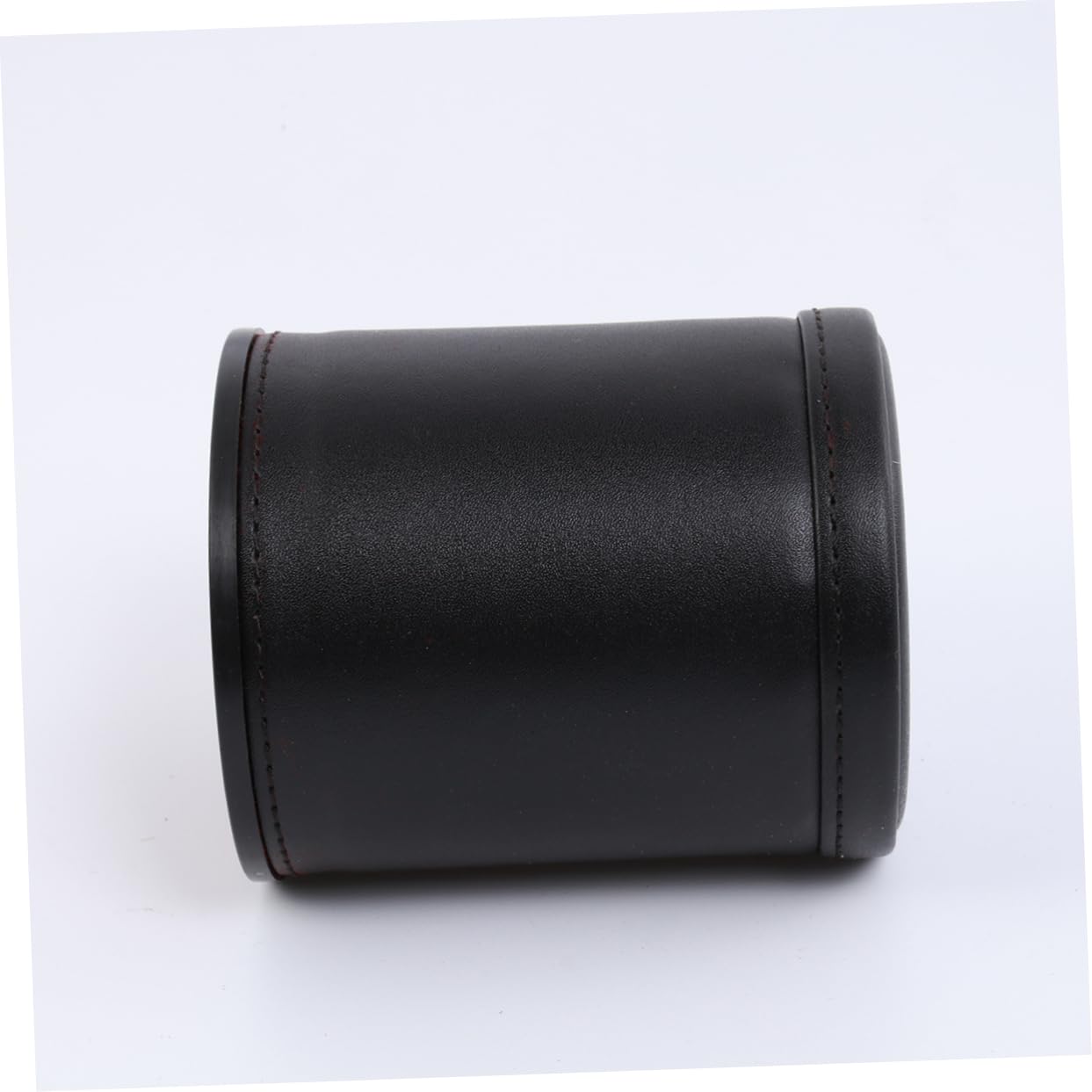 Abaodam 3sätze Pu-Leder Würfelbecher Mit PVC-würfeln Leiser Dice Cup Für Bar Und Familienspiele Für Camping Und Partys Robustes Design Schwarz