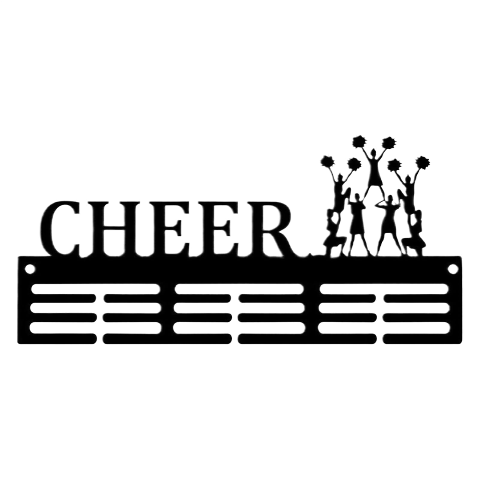 Muiltvoe Awards Display Rack – 30x14cm Iron, Trophy Shelf, Cheerleading Organizer | Perfect For Race Running Gymnastics Swimming Athlete Room Office Sports Achievement Decor Gift