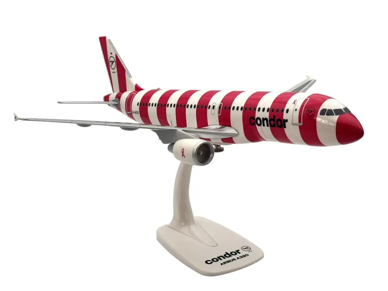 Limox Airbus A320 Condor FlyPink pink Stripes D-AICS 1:100 Modellflugzeug