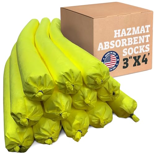 Intermountain Absorbents Hazmat Universal Absorbent Socks- 3