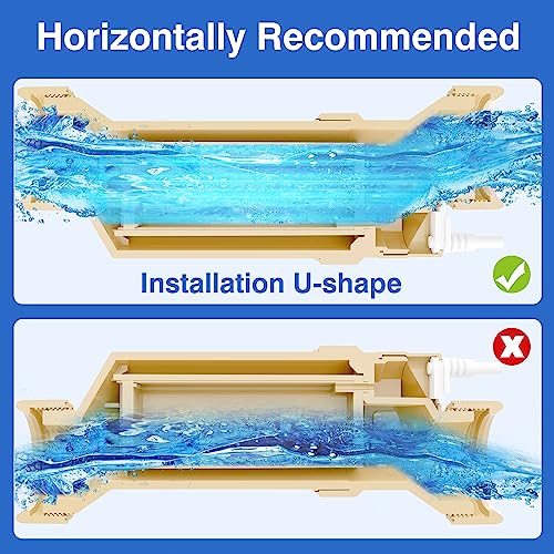 Blue Works Salt Cell For Pool - Model Number: Blw1T15H, Compatible With Hayward Aquarite Salt Cell Model Number: T-Cell-15 For Salt Pool | Cell Plates Provided By American Company #TOP4