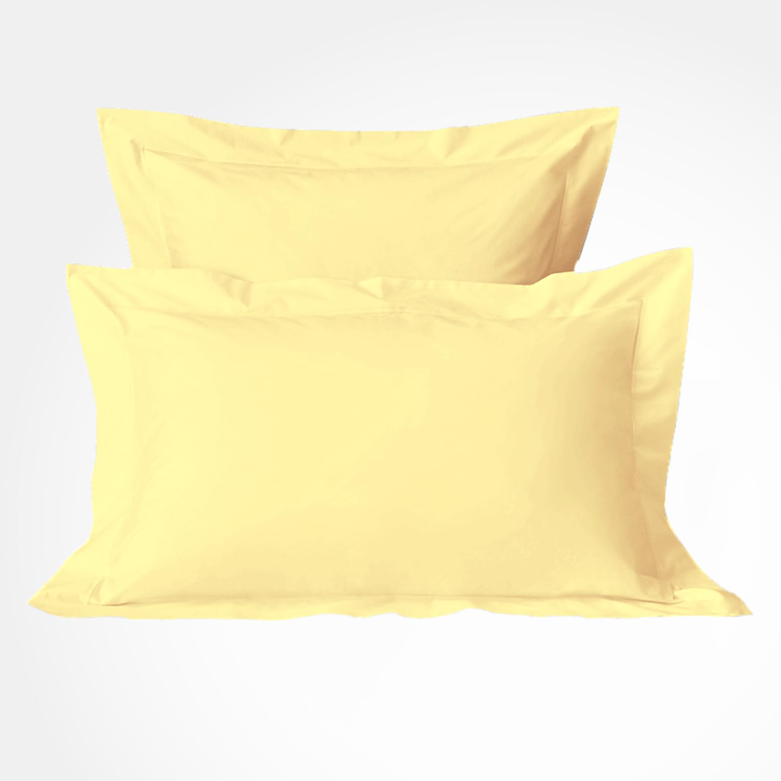 Pizuna Luxurios Cotton Oxford King Size Pillowcases 2 Pack Mellow Yellow 50x90cm