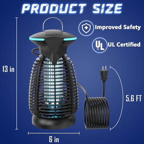 Exterminador de Insectos Exterior 50% OFF - Lámpara Trampa Eléctrica 4200V - Image 2