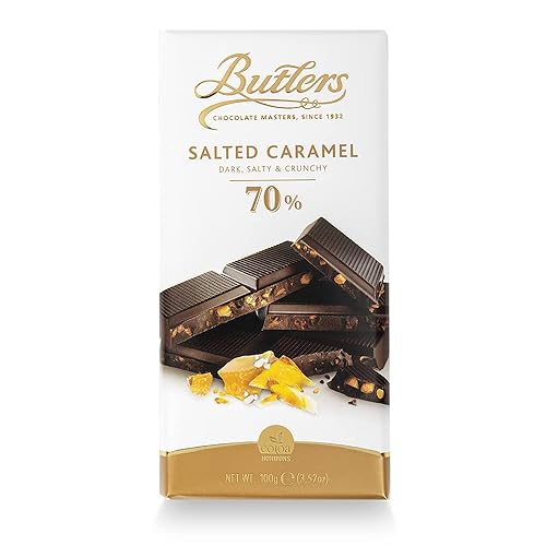 Butlers Barra de caramelo salado de chocolate negro