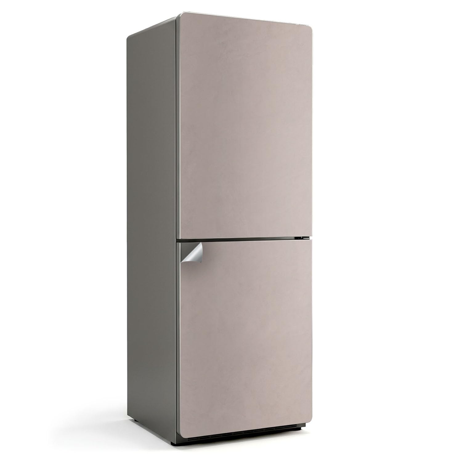 Sticker pour frigo 70x190 cm marron clair autocollant de protection cuisine