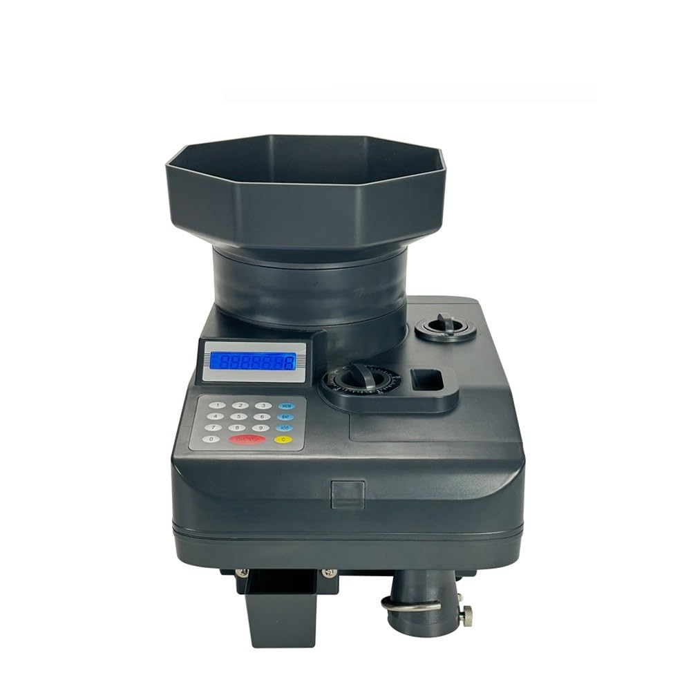 High-Speed Electronic Coin Counter & Sorter, LED Display Multi-Coin Counting Machine Oszczędzaj czas
