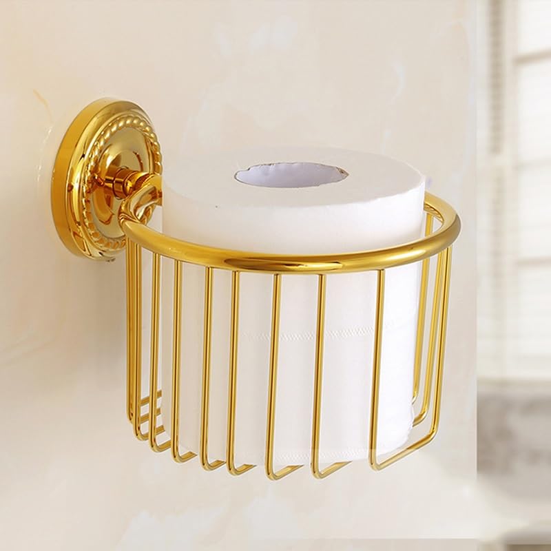 Porte-serviettes en cuivre support rangement serviettes salle de bain mural