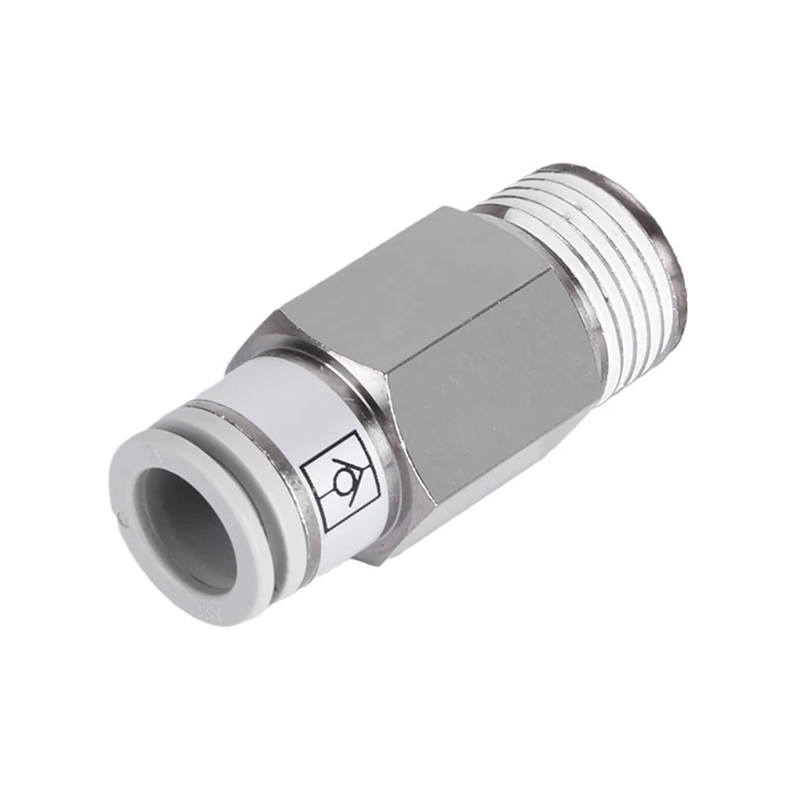 Válvula de retención AKH06B-M5 tipo SMC con control recto para tubo de 6mm y conexión M5
