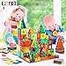 FNJO Magnetic Tiles, 110PCS Magnet Building Set, Magnetic Building Blocks,Construction STEM Toys for Kids, Gift for Boys Girls