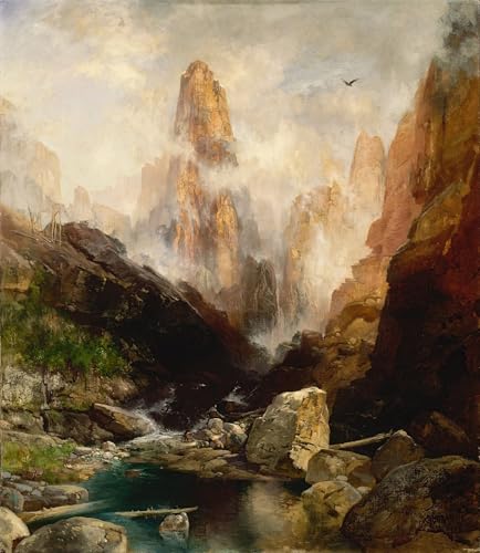 Lienzo Nebbia nel Kanab Canyon de Moran ZHAOSHAN Pinturas Famosas 60x90cm