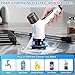 Wikihhome Electric Spin Scrubber,Cordless 2 Speeds Shower Scrubber with Foam &Remote Control,IPX7 Waterproof Adjustable Electric Scrubber for Cleaning with 7 Replaceable Brush for Bathroom Kitchen Car