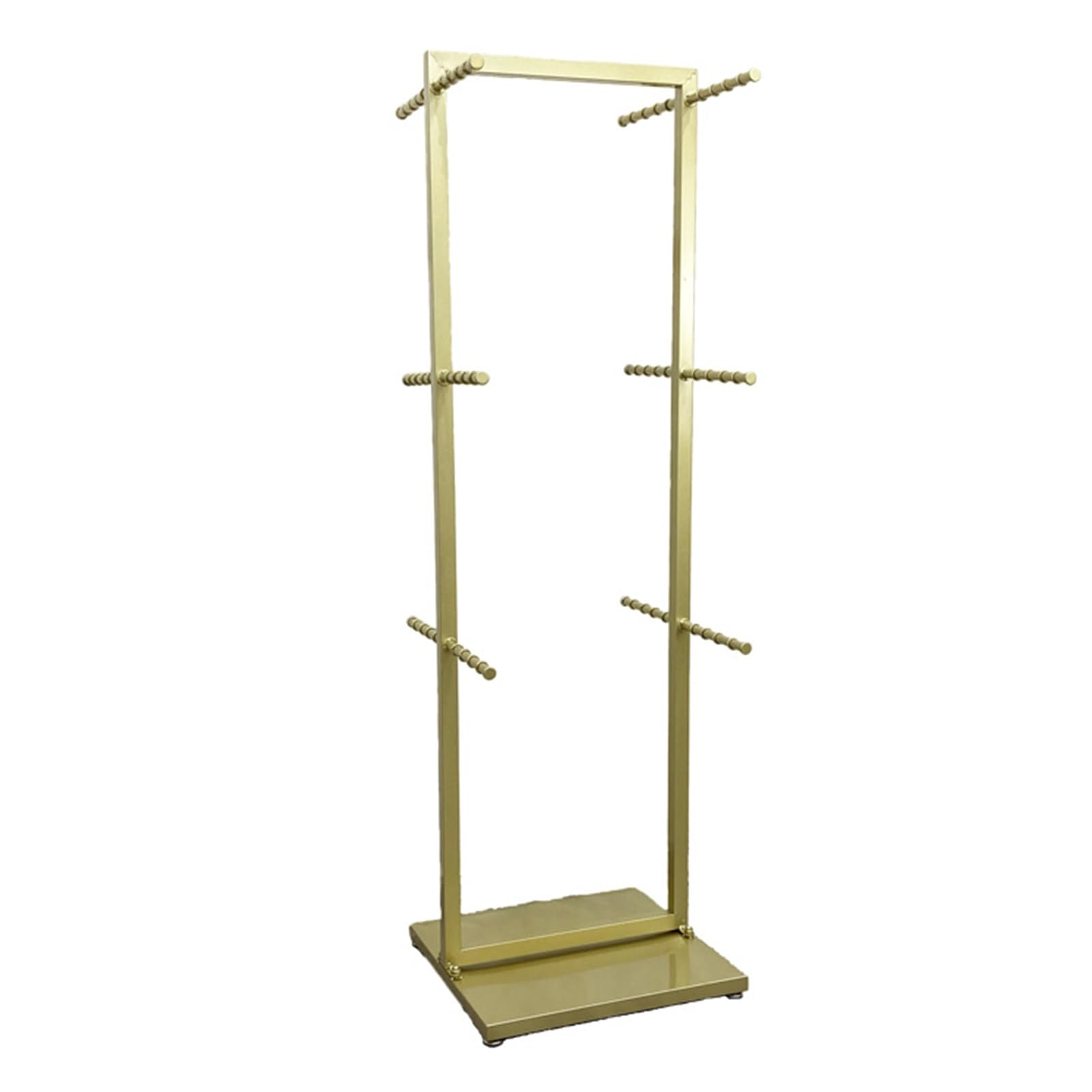 LRZPTDYU Freestanding Boutique Display Rack for Underwear Bras & Socks - Stylish Home & Retail - Gold 135x40x40cm - Perfect for Bedroom & Clothing Store
