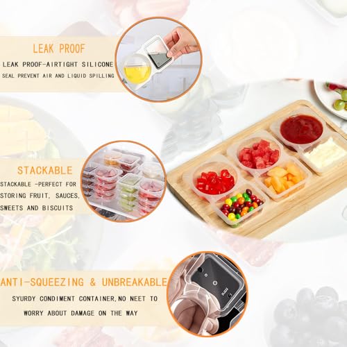 20 Reusable Snack Containers with Lids - Dishwasher Safe - Image 3