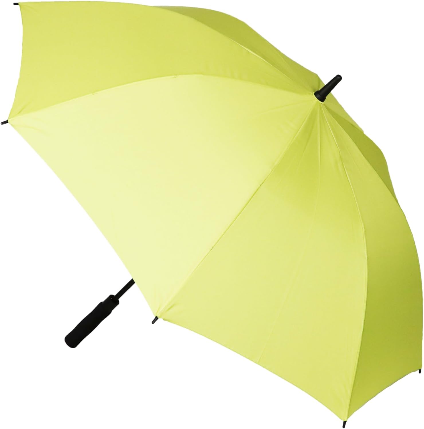 Stylish Stick Umbrella Collection, Transparent, Avocado green, Automatic Opening