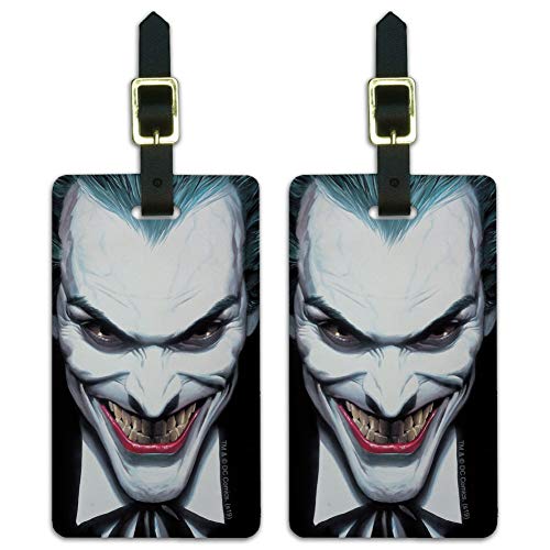 Batman Alex Ross Joker Luggage ID Tags Set of 2