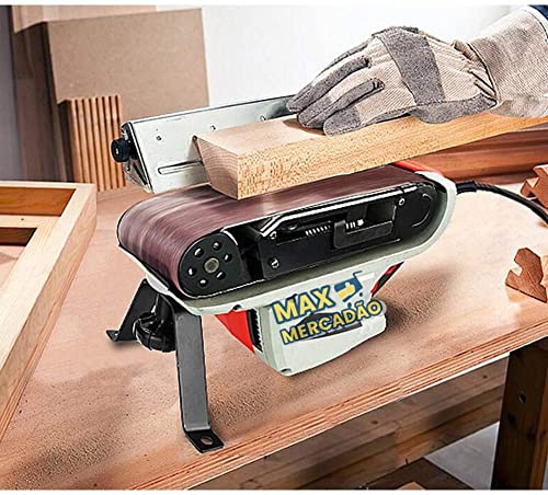 Lixadeira De Cinta De Bancada 4 Pol 100x610mm 970w Super Potente (220)