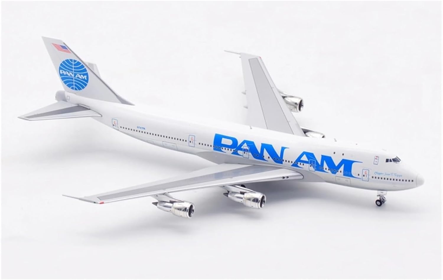 ディスプレイスケールの航空機 1:400 アメリカン PANAM B747-100