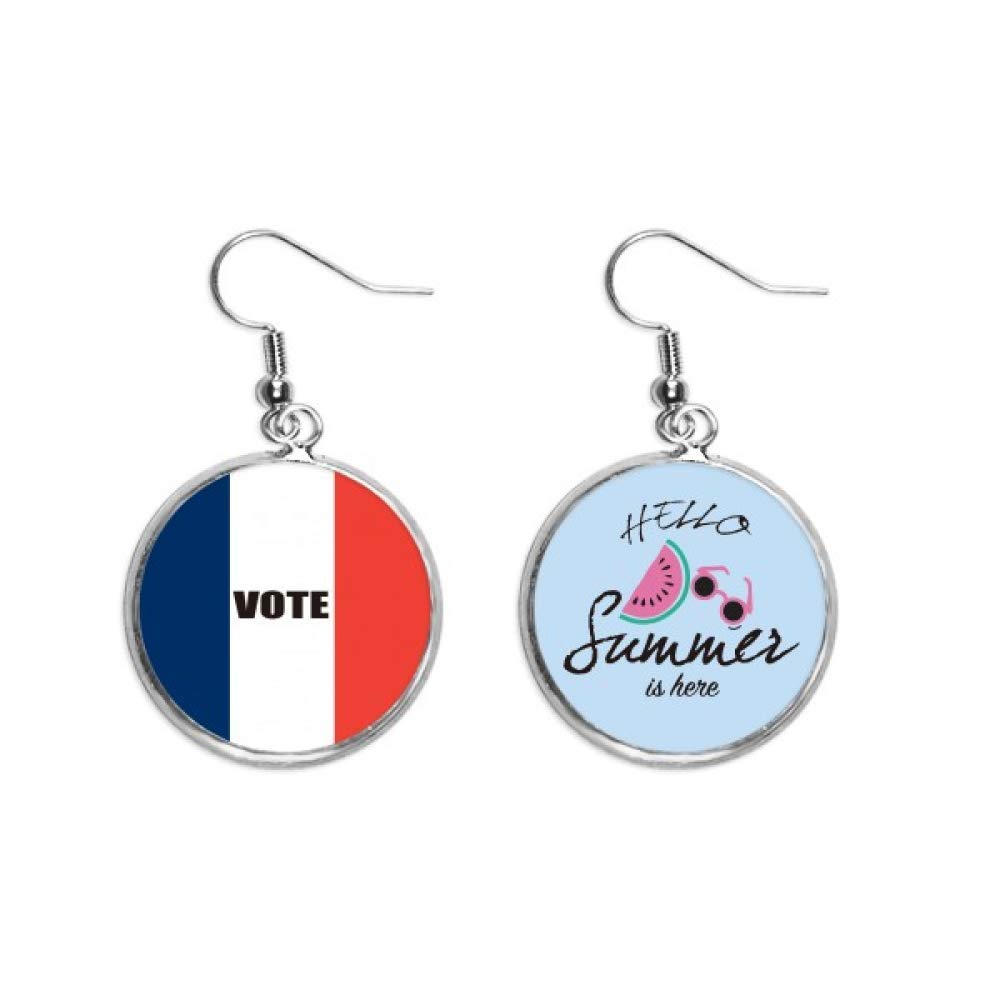 Pendientes de sandía para verano estilo casual y divertido 5
