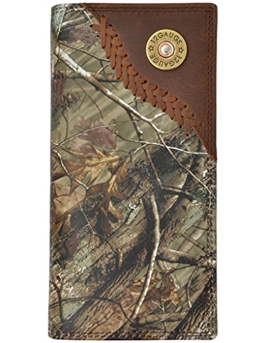 3D Men's Badger Camo Leather Outdoor Rodeo Wallet Camouflage One Size #TOP23