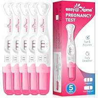 5-Count Easy@Home Pregnancy Test Sticks only .50-.50: eDeal Info