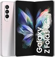 Samsung Galaxy Z Fold 3 5G, F926 256 GB Akku:3200 mAh, Didplsy: 7,6 ZollTriple Cam/Frontkamera 10 MP Phantom Silver, Silber