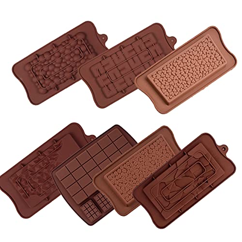 RASHID Heart Mold, Popsicle Molds, Diamond Heart Shaped Molds, Trays Non-Stick, Silicone Candy Molds - Break Apart Molds Candy Protein and Mini Bar Silicone Mold, Cake Dessert Biscuit DIY Baking Tool