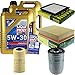 Produktbild QR-PARTS 69352125 Filter Set Inspektionspaket 10 Liter Liqui Moly Motoröl Longlife III 5W-30 MANN-FILTER Innenraumfilter Kraftstofffilter Luftfilter Ölfilter