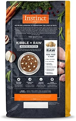 Instinct Raw Boost Grain Free Recipe with Real Chicken Natural Dry Cat Food, 5 lb. Bag