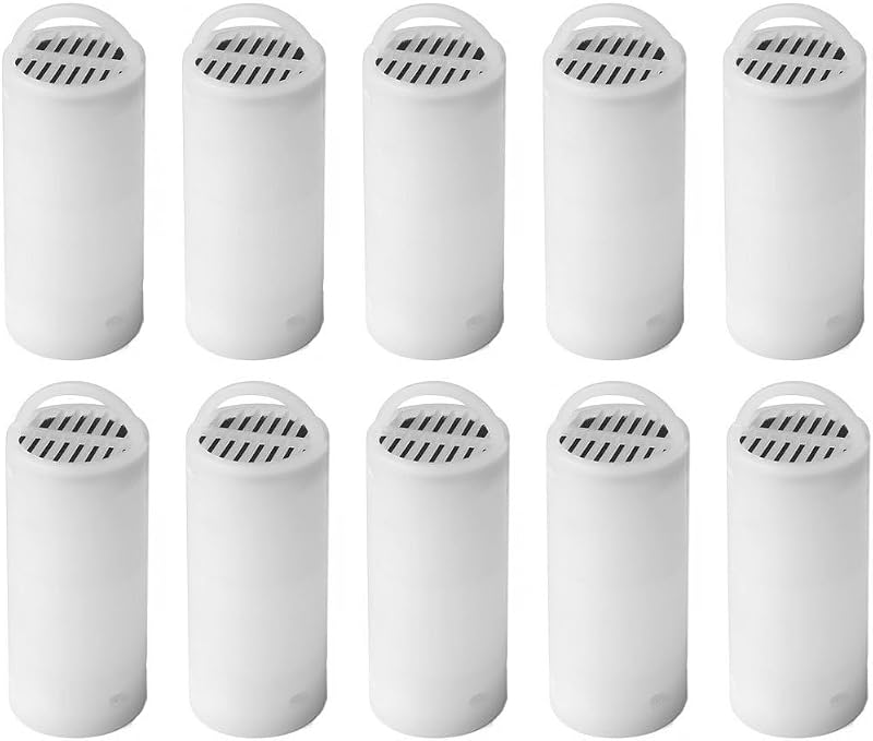 Filtros de carbón premium para fuentes PetSafe Drinkwell 360, paquete de 10 | Compatible con fuentes de agua para mascotas Drinkwell 360. Incluye 10 filtros de carbón activado para ayudar a reducir las impurezas.